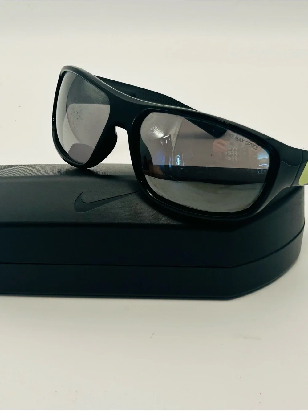 Nike Mercurial EV0887 007 TEEN Polarized Sport Sunglasses Black Gray Lenses